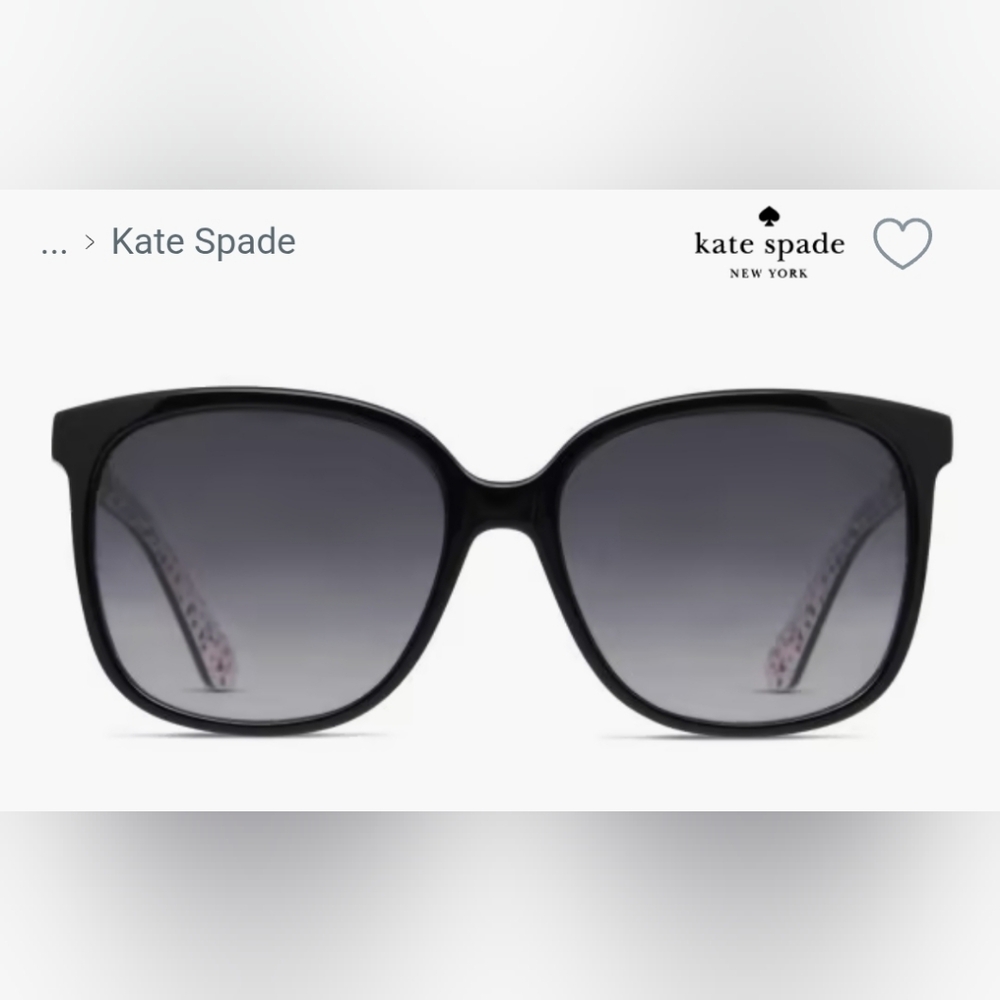 Kate Spade Elegant Black Sunglasses